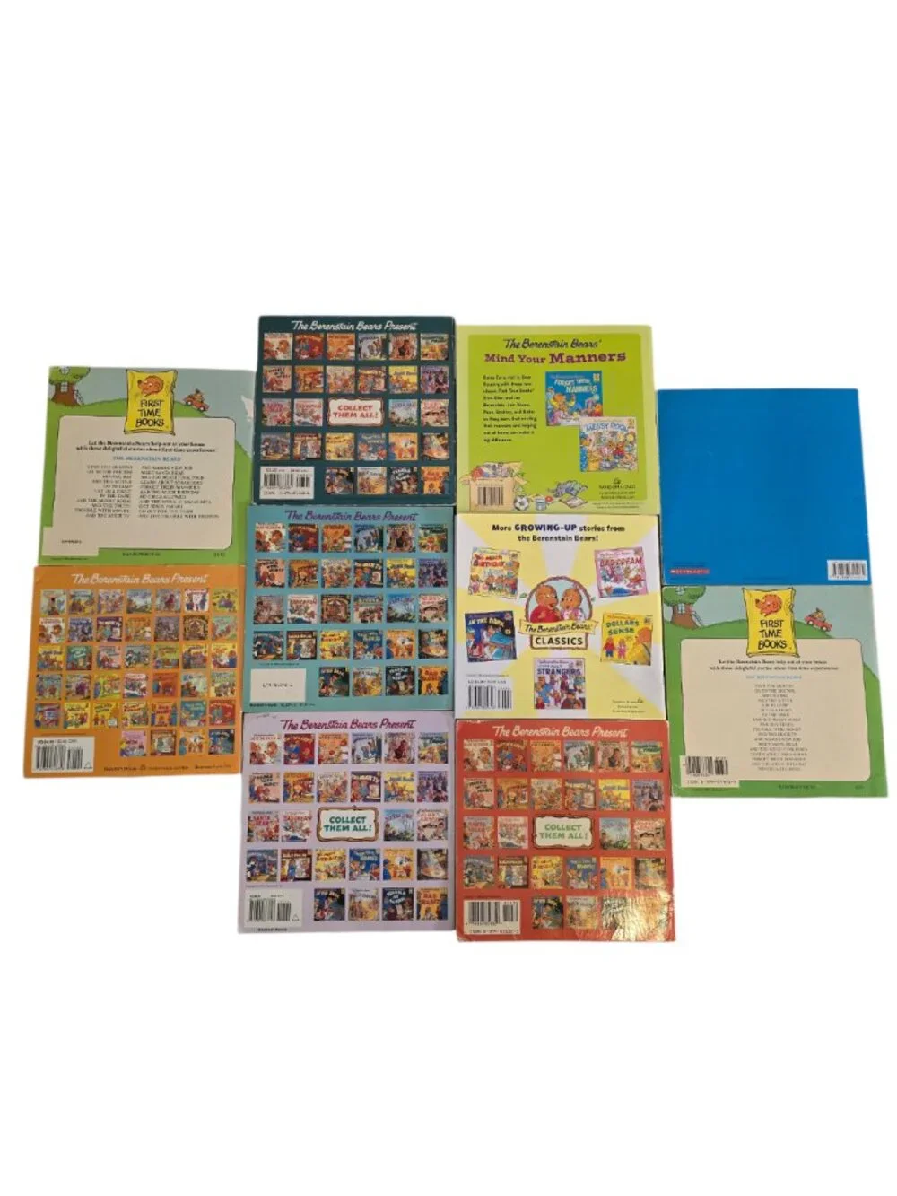 Vintage Berenstain Bears Book Lot 1980s First Time Books Stan & Jan Softcover 10